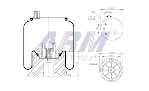 Complete Air Spring - 0.60.476