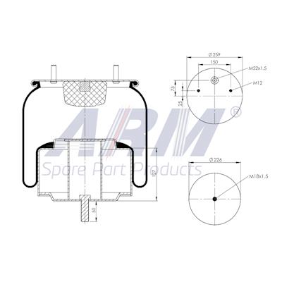 Komple Körük - 0.60.322