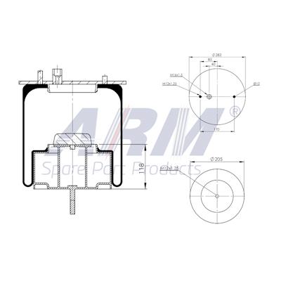 Complete Air Spring - 0.60.390